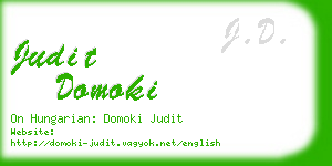 judit domoki business card